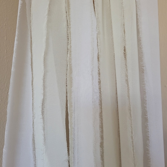 Bespoke dream catcher gold white ivory silk ribbon - Picture 2 of 5